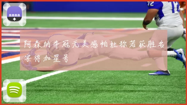 阿森纳夺冠无美感帕杜称若获胜名字将加星号